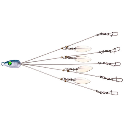 Umbrella Alabama Rig 4 Blades 5 Arms Alabama Rig Bass Fishing Lure Bait Tool Lot