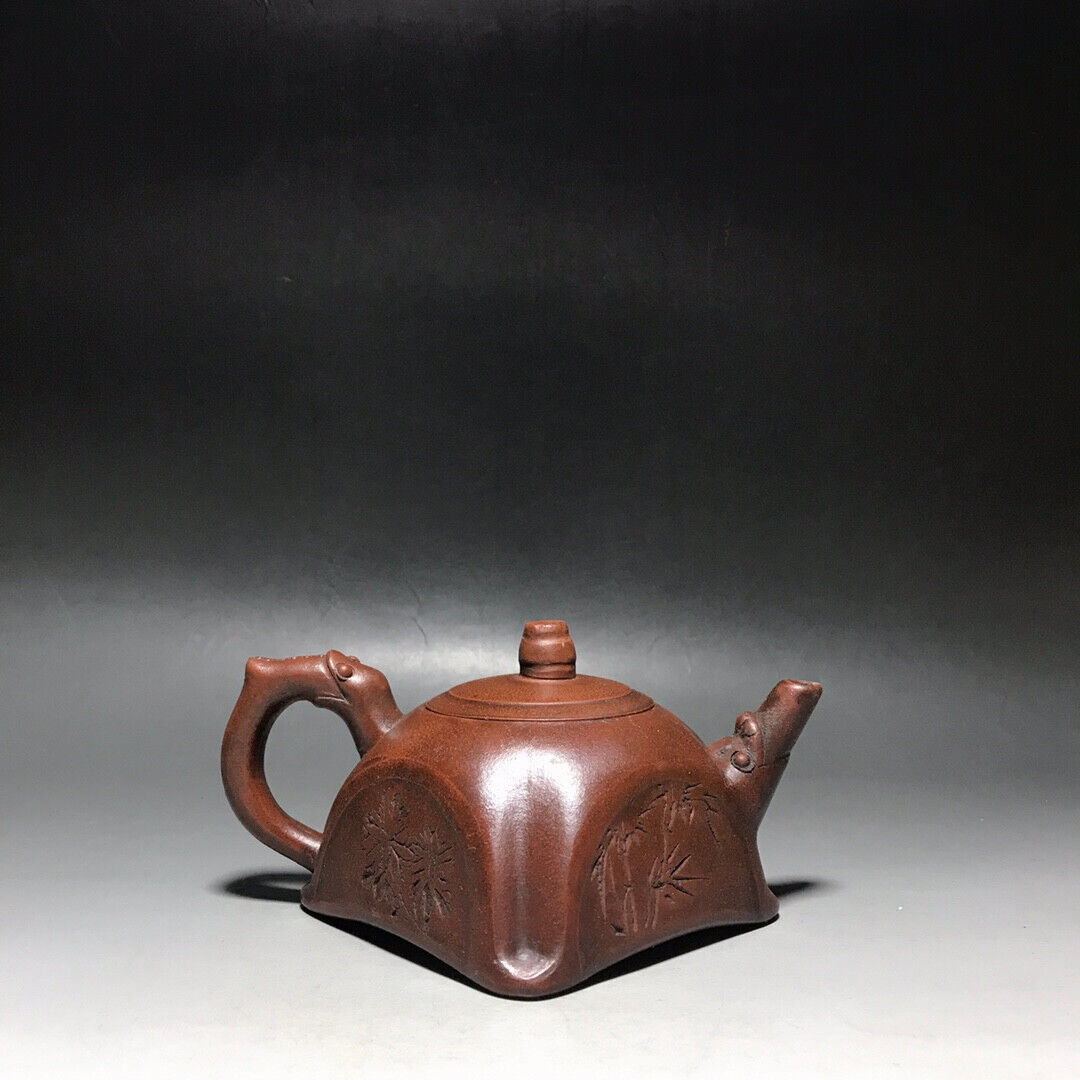 Chinese Yixing Zisha Clay Handmade Exquisite Teapot（梅兰竹菊 底款：王南林）