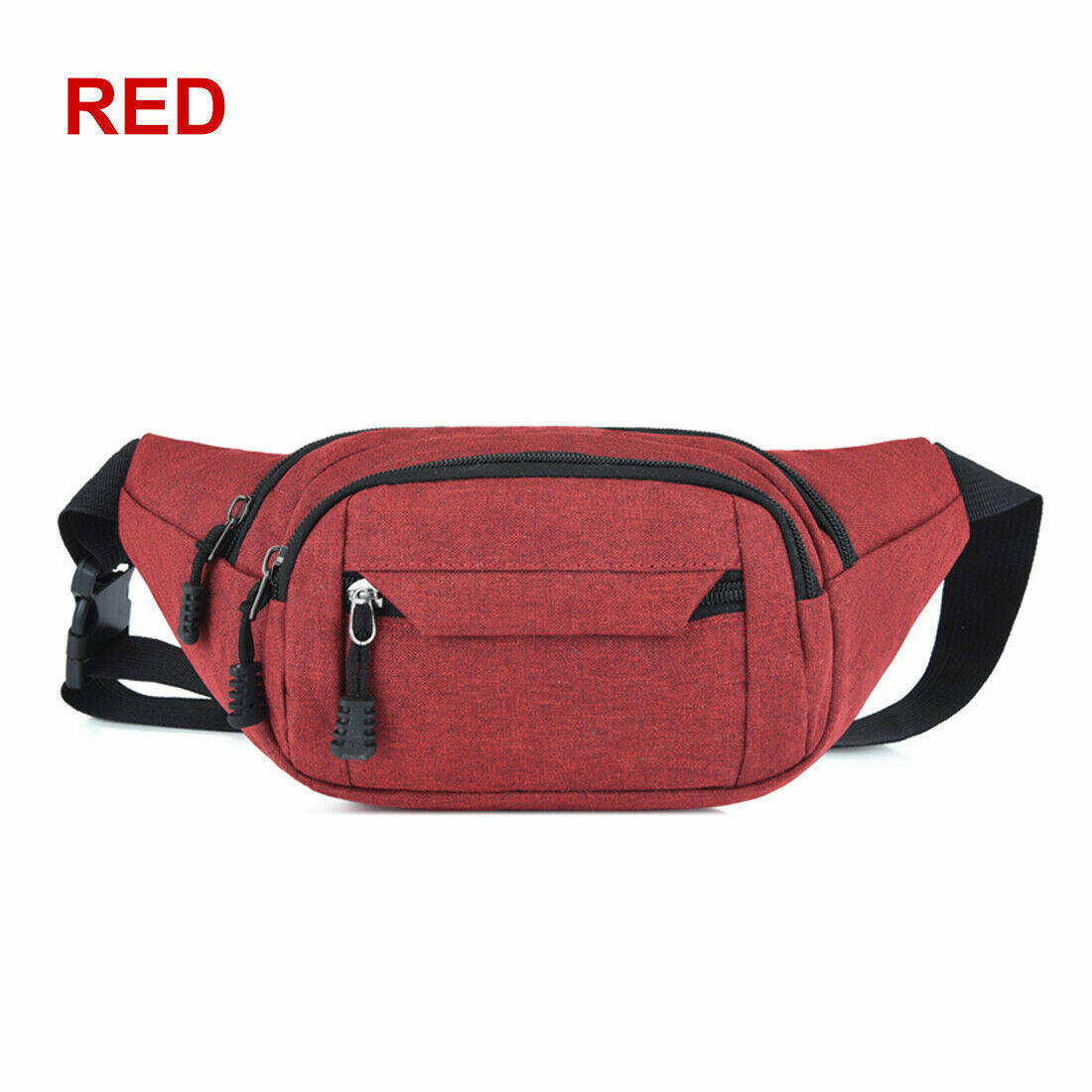 Waist Bag pack Purse Casual Large Phone Belt Bag Pouch Canvas Travel Bags
