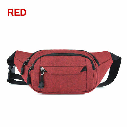 Waist Bag pack Purse Casual Large Phone Belt Bag Pouch Canvas Travel Bags