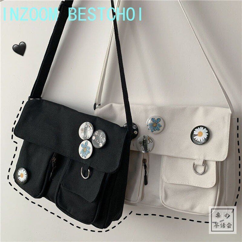 Student Messenger Large Shoulder Bag Multifunctional School Outdoor Traveling