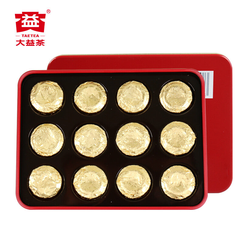 Golden Pu'er Tuo TAETEA DAYI Zheng Pin Xiao Jin Tuo Pu-erh Tea Tuo Mini 36g Ripe