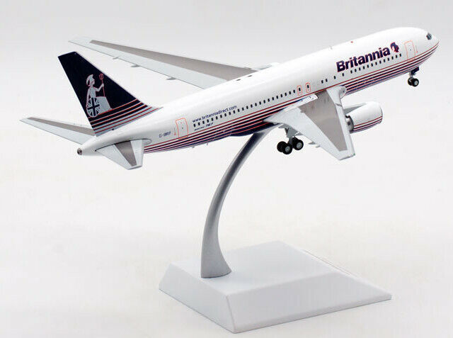 1:200 25CM JC Wings Britannia BOEING 767-200ER Passenger Airplane Diecast Model