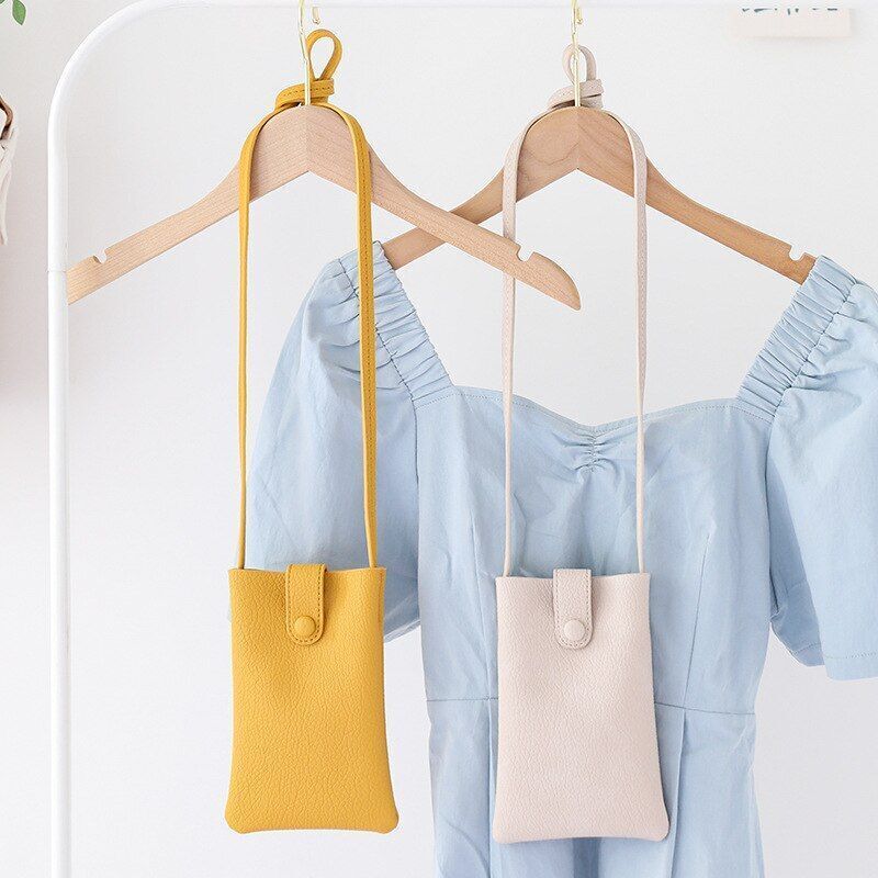 Handbag Soft Synthetic Leather Shoulder Bag Crossbody Purse Small Flap Pouch 1PC