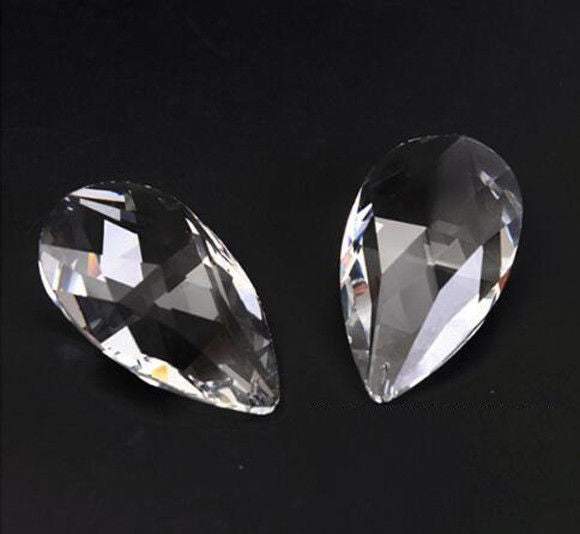10PCS 38MM Colorful Teardrop Glass Chandelier Crystal Prisms Wedding Decoration