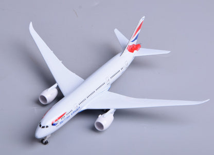 20CM BRITISH AIRWAYS BOEING 787 Passenger Aircraft Plane Diecast Airplane Model
