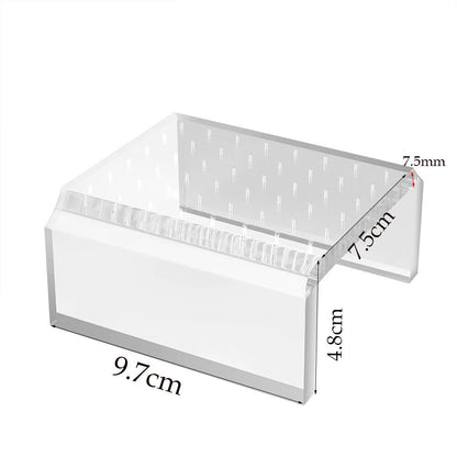 Jewelry Display Board Clear Acrylic Earrings Nose Tongue Studs Organizer Holders
