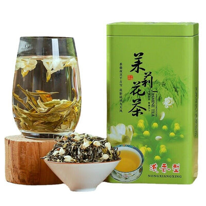 New Tea Jasmine Tea Strong Fragrant Cans Loose Green Tea Leaves Herbal Tea