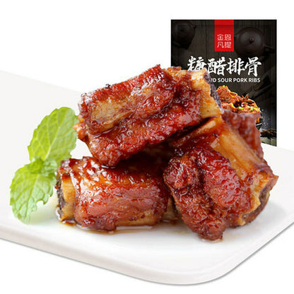 糖醋排骨真空即食115g Pig Ribs 无锡酱排骨猪肉小吃下酒菜sweet And Sour Pork