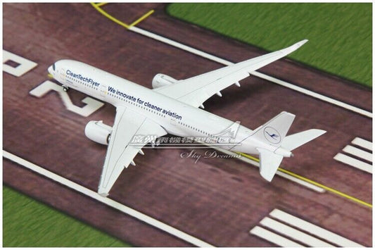 1:400 JC Wings Lufthansa AIRBUS A350-900XWB Airplane Flap Down Diecast Model