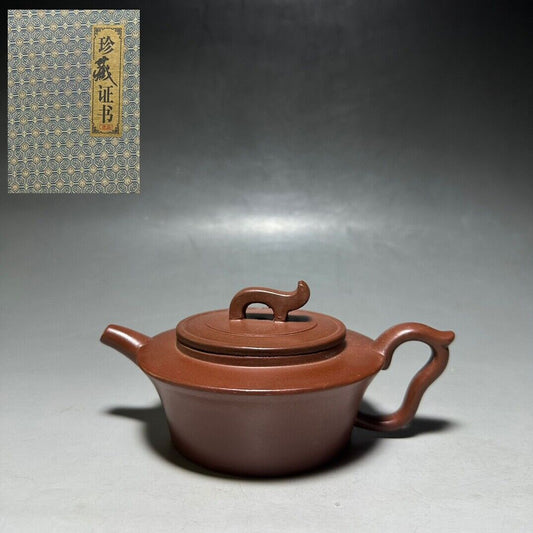 vintage chinese yixing purple clay teapot zisha ceremony teaware collection rare