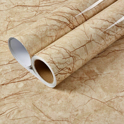 Wallpaper Sticker Marble Vinyl Film Self Adhesive Bathroom Kitchen Contact Paper