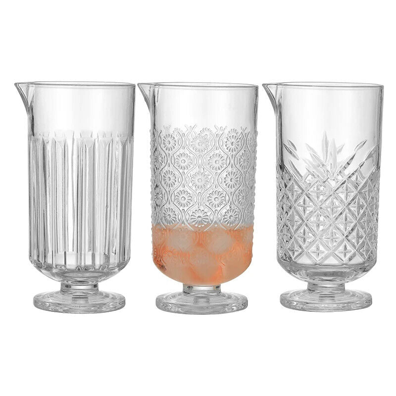 Cocktail Mixing Glass 750ml Classic Pitcher Stirring Drinks Bar Tool Accessories