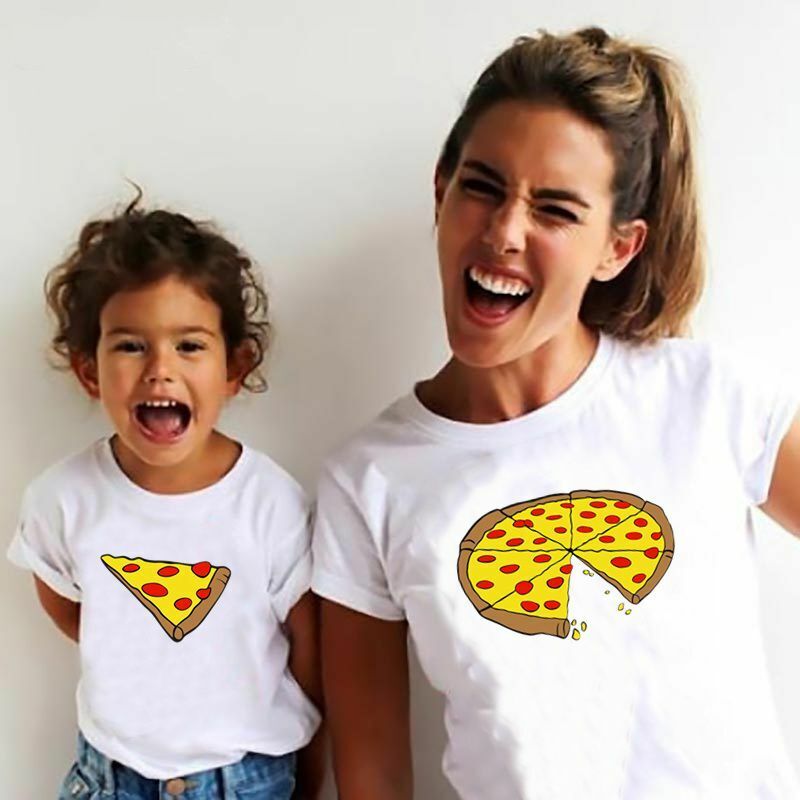 T-shirt Family Matching Clothes Father Mother Daughter Son Clothes Baby Cotton