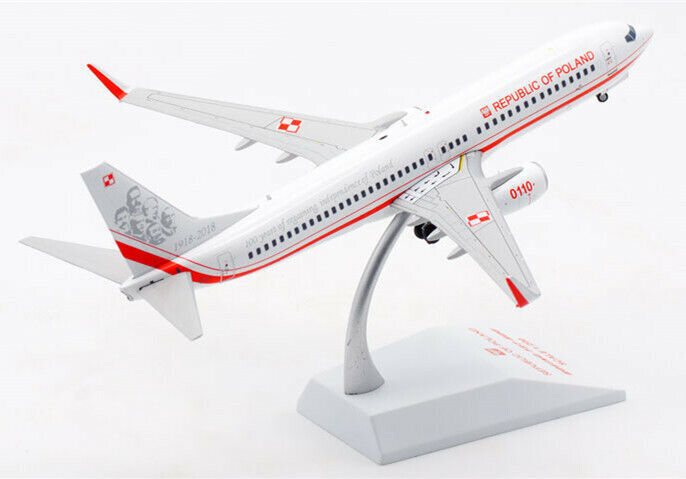 1:200 JC Wings RZECZPOSPOLITA POLSKA BOEING 737-800 Plane Diecast Aircraft Model