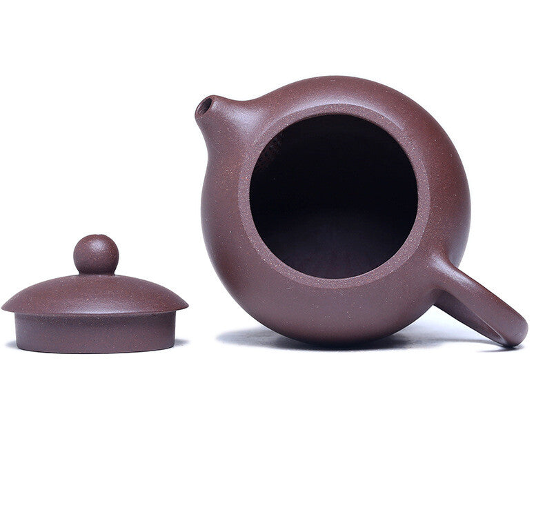 6.8oz Yixing Zisha Tea Pot Purple Clay Xishi Pot Marked On Sales Master Tea Pots