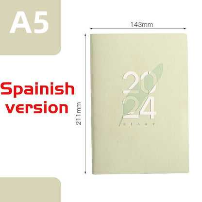 2024 Planner Notebooks A5 Agenda Journals Kawaii Notepad Diary Weekly To Do List