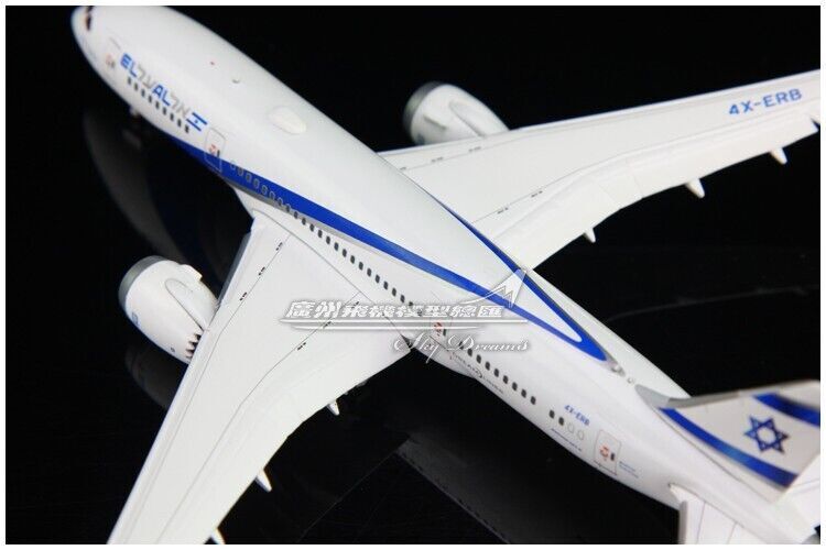 1:400 JC Wings El Al BOEING 787-8 Passenger Airplane Flap Down Diecast Model