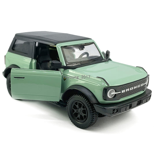 Ford Bronco Toy Car 1:36 Diecast Metal Model Car Toys for Boys Girls Kids Green
