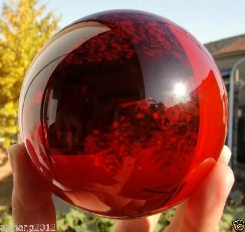 40-120mm Natural Red Sphere Large Crystal Ball Healing Stone