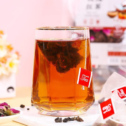 Black Goji Mulberry Rose Mixed Tea Rich in Anthocyanins 250g (5g*50 Sachets)