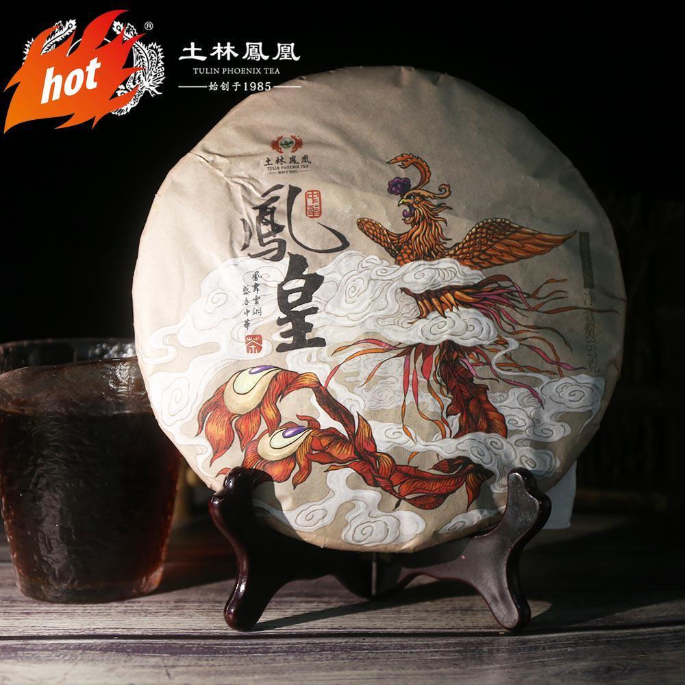 357g TuLin Phoenix Shu Puer Tea "China Feng Huang" Ripe Puerh Tea