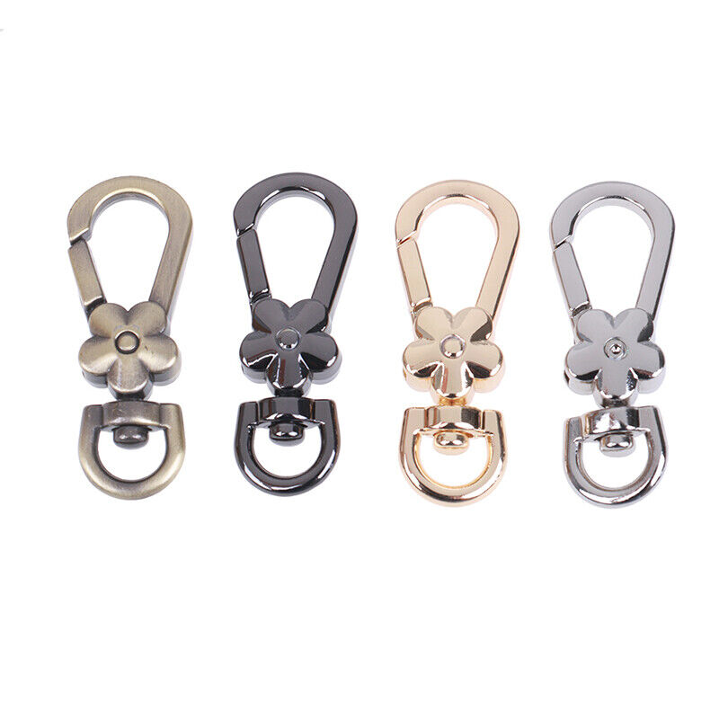 Diy Bag Accessories Metal Handbags Clasps Handle Flower Lobster Clips Snap Ho.N8