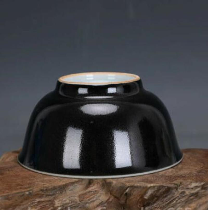 11cm Jingdezhen Antique Porcelain Glaze Tea Bowl Kung Fu Tea Set Decor