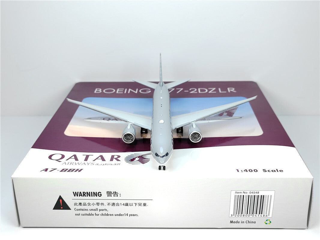1:400 Phoenix QATAR BOEING B777-200L Airplane Diecast Aircraft Plane Model