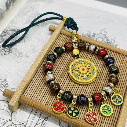 Glazed car pendant Car interior accessories Pendant bag hanging decoration -