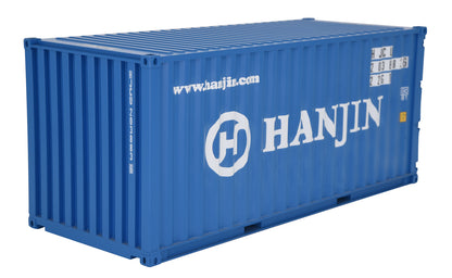 1:20 HANJIN Shipping Container Model ABS Resin & Wood