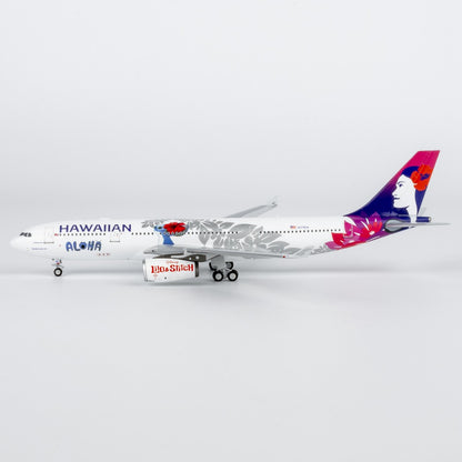 1:400 NGmodels Hawaiian Airlines Airbus A330-200 Airplane Diecast Plane Model