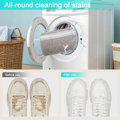 Reusable Zippered Shoes Laundry Bag Cleaner for Washing Machine Safety Tool AU