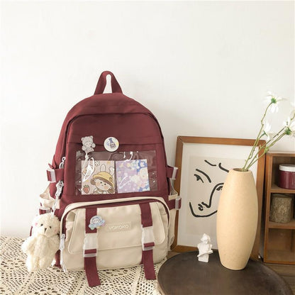 Women Backpack Waterproof School Bag Girl Student Bookbag Female Travel Bagpack