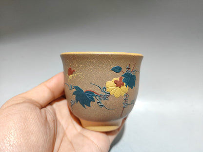 Chinese Yixing Zisha Clay Handmade Exquisite Cups