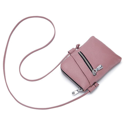 Genuine Leather Shoulder Crossbody Bags Small Handbag Crossbody Purse Polyester