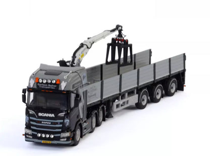 1:50 WSI SCANIA R CR20N 6X2 Gerben Buiter BRICK TRAILER Truck Diecast Model