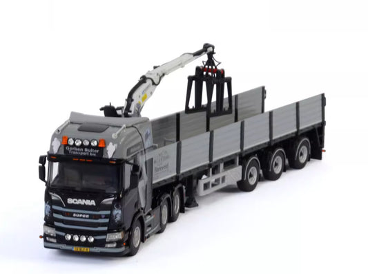 1:50 WSI SCANIA R CR20N 6X2 Gerben Buiter BRICK TRAILER Truck Diecast Model