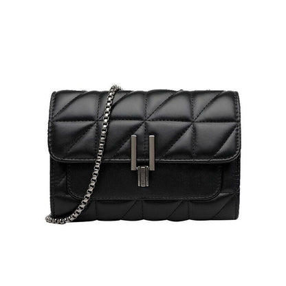 Luxury Synthetic Leather Chain Crossbody Handbag Shoulder Purse Small Square Bag