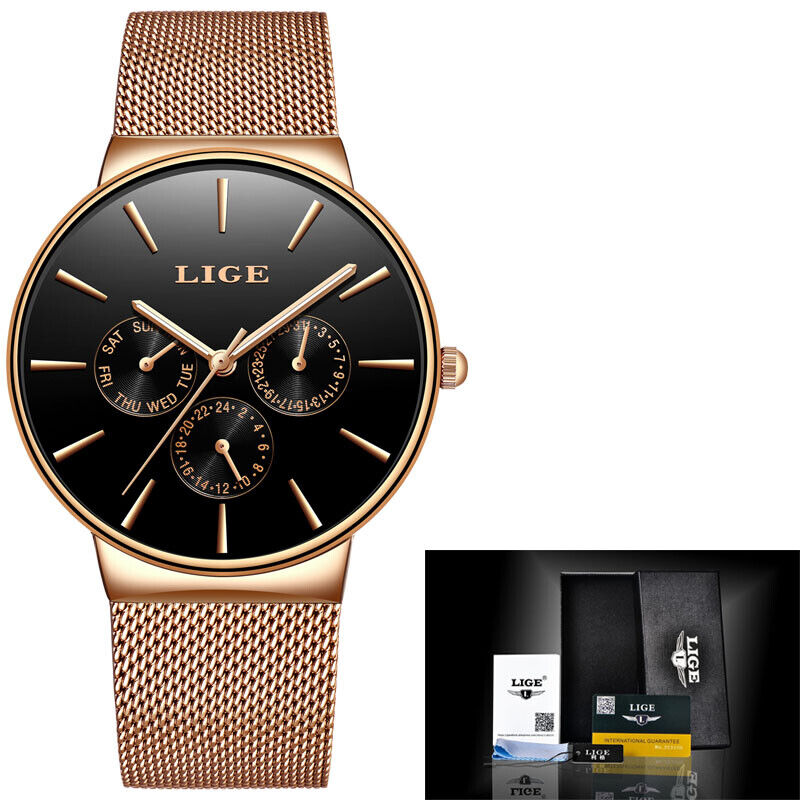 Watch for Women Luxury Jewelry Steel Quartz Wristwatches Gift for Ladies Present