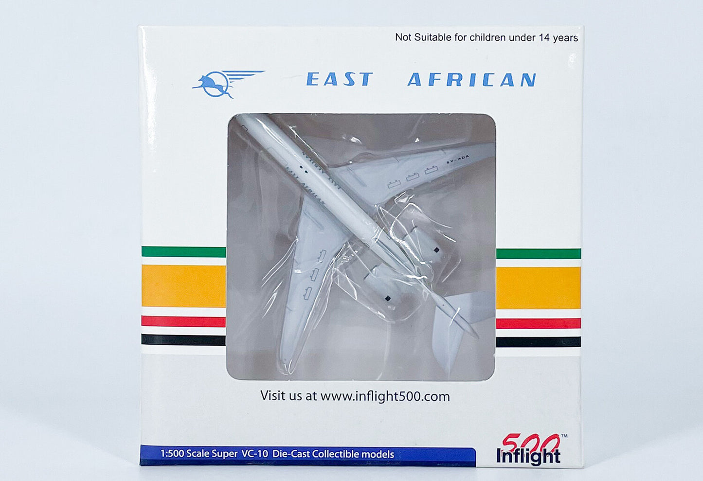 1:500 InFlight EAST AFRICAN CV-10 Passenger Airplane Diecast Aircraft Model