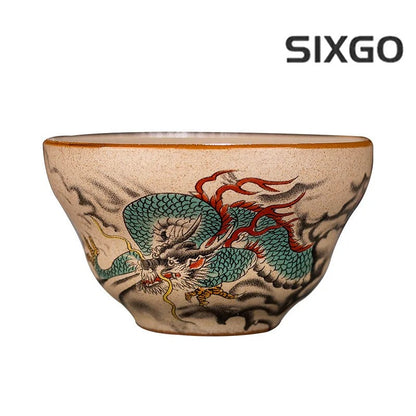 Chinese Zodiac Porcelain Teaware Tea Ceremony Teacup Kungfu Tea-tasting Cup
