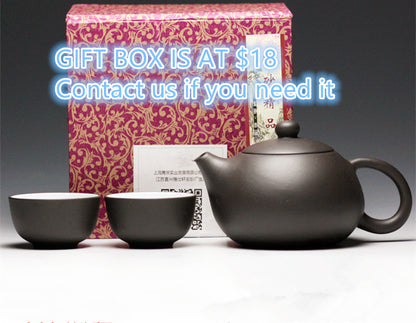 Chinese Tea Pot Yixing Zisha Purple Clay Tea Pot Small Kungfu Pot Three Tea Cups