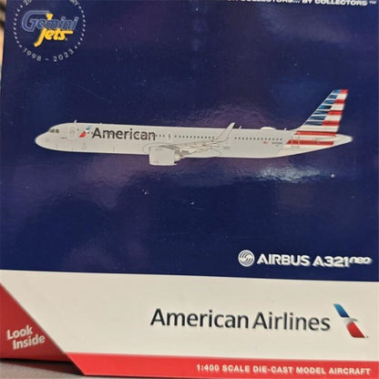 1:400 GeminiJets American Airlines Airbus A321neo N413AN Diecast Aircraft Model
