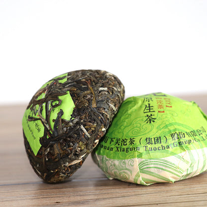 2017 BangLong Hua Zhu Liang Zi Spring Xiaguan Puer Pu-erh TuoCha Raw Green Tea