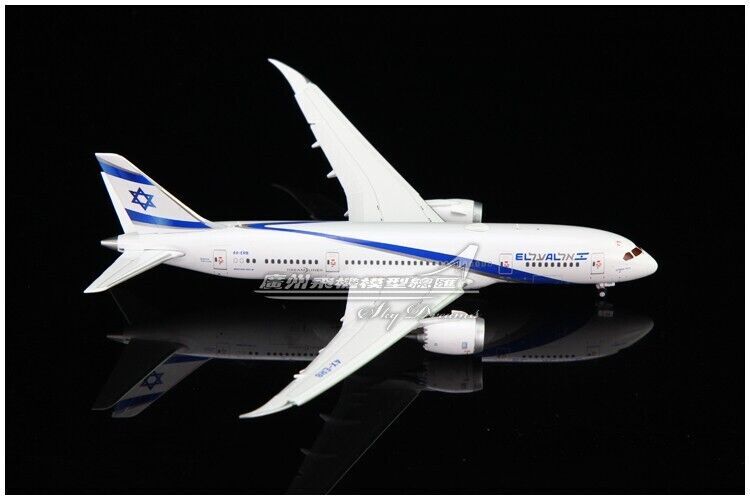 1:400 JC Wings El Al BOEING 787-8 Passenger Airplane Flap Down Diecast Model