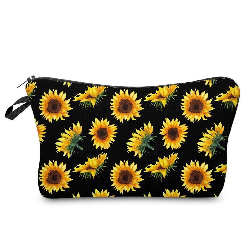 Cosmetic Bag Waterproof Printing Turtle Leaf Toilet Bag Custom Style Traveling