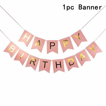 8Pcs/Set Disposable Tableware Plate/Napkin Birthday Wedding Party Decor Supplies