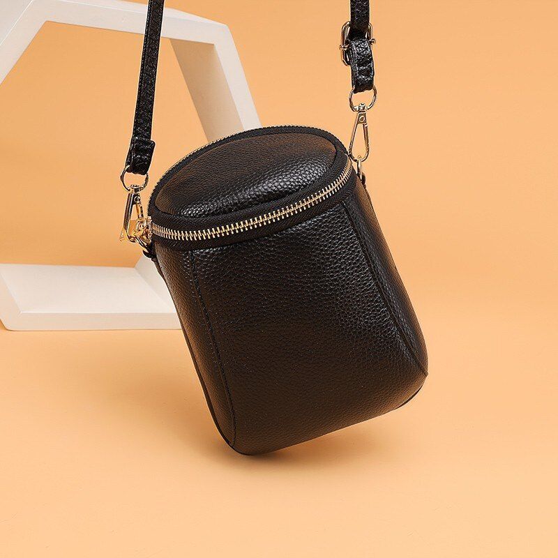Cow Leather Shoulder Bags Luxury Mobile Phone Bag Handbags Female Messenger Bag