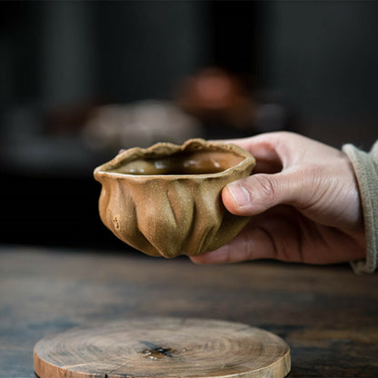 Master Tea Cup Traditional Handmade Craft Real Yixing Zisha Kungfu Teacup 110ml